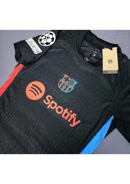 F.c B.a.r.c.e.l.o.n.a 2024/25 Yeni Sezon Isimsiz Deplasman Forması (Black)