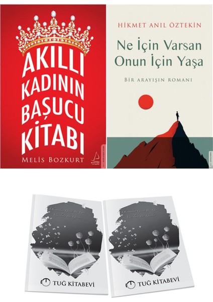 Akıllı Kadının Başucu Kitabı ve Ne Için Varsan Onun Için Yaşa + Hediyeli