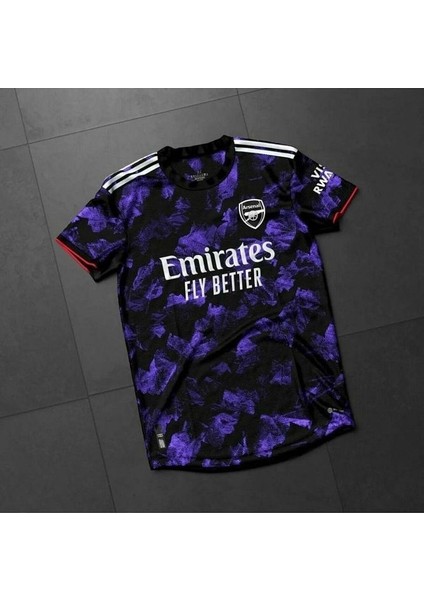A.r.s.e.n.a.l 2023/24 Yeni Sezon Martin Ødegaard Özel Konsept Forması (Mor) fiyatları