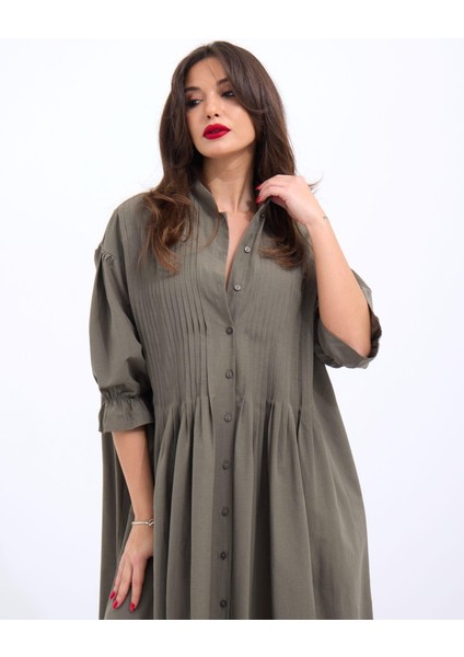 5865 Elbise-Haki M-Haki̇ fiyatları