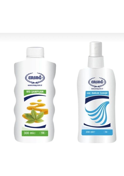 Bio Şampuan 300 ml +Saç Bakım Toniği 200 ml