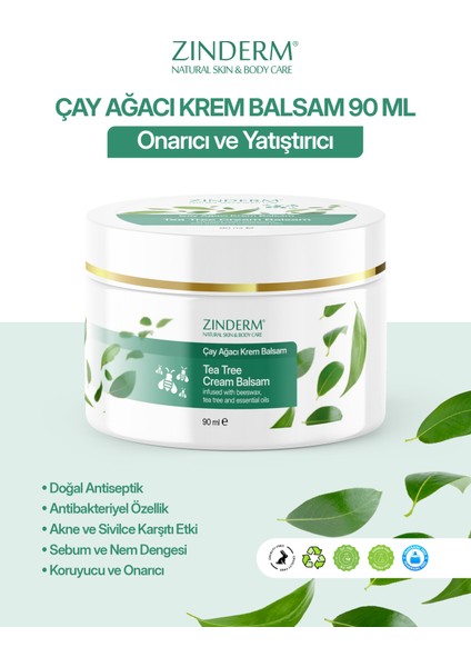 Çay Ağacı Yağı Kremi Balsamı ve Aynısefa Yağı Kremi Balsamı 90ML fiyatları