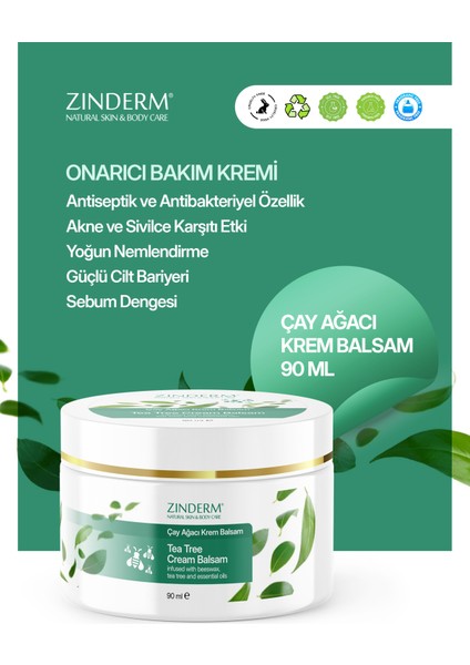 Çay Ağacı Yağı Kremi Balsamı ve Aynısefa Yağı Kremi Balsamı 90ML fırsatları