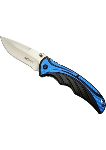 Handsome 454 Mavi Kamp Çakı 20CM - Yarı Otomatik, Kemerlikli