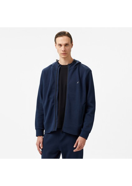 Erkek Lacivert Regular Fit Sweatshirt