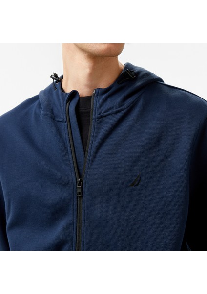 Erkek Lacivert Regular Fit Sweatshirt