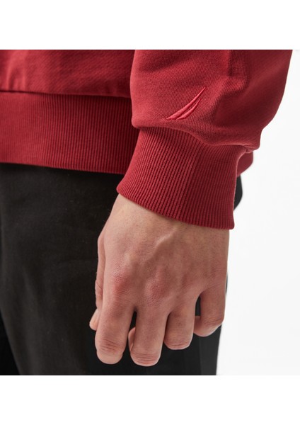 Erkek Bordo Regular Fit Sweatshirt indirimleri