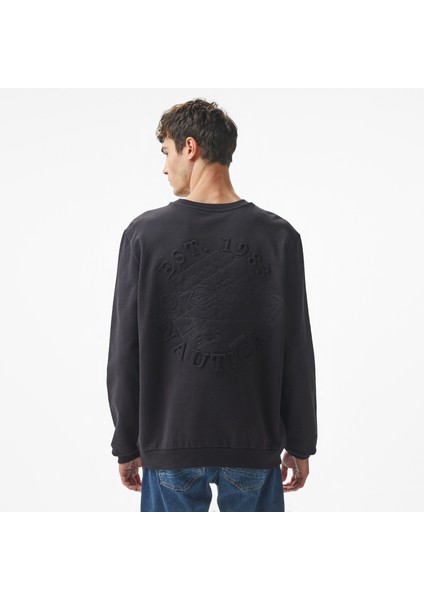 Erkek Siyah Regular Fit Sweatshirt fiyatları