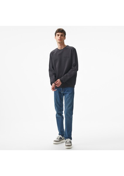 Erkek Siyah Regular Fit Sweatshirt modelleri