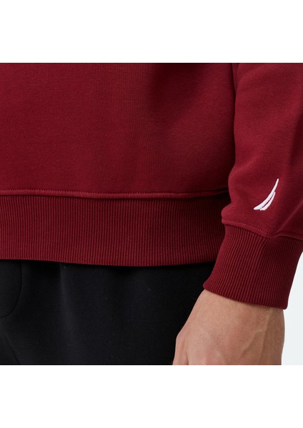 Erkek Bordo Regular Fit Sweatshirt indirimleri