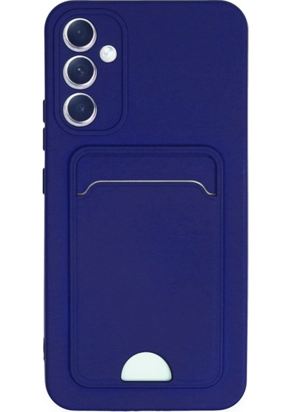 Samsung Galaxy A25 5g Kılıf Kelvin Kartvizitli Silikon - Lacivert - ALVN9548-9899