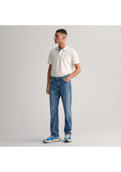 Erkek Beyaz Regular Fit Polo indirimleri