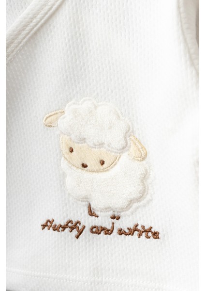 My Baby Kumsal % 100 Coton 10 Lu Hastane Çıkışı Yeni Sevimli Kuzu Desenli 10120 modelleri