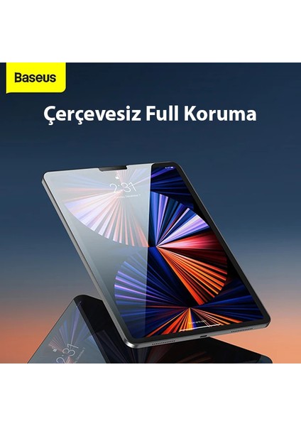 Baseus iPad 9.7 2018 / 2017 / Pro 9.7 / Air 2 / Air Tempered Cam Ekran KORUYUCU-(190 - ALVN3274-358 modelleri