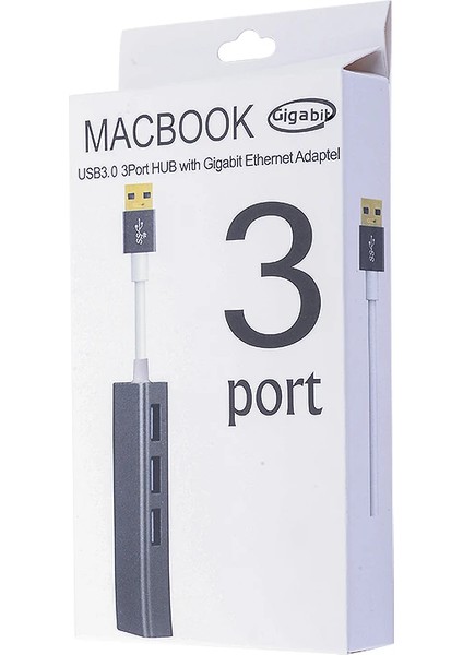 Gigabit USB 3 Port USB 3.0 Çoklayıcı ve Eternet ADEPTÖRÜ-(1903) - ALVN7288-2784 fırsatları