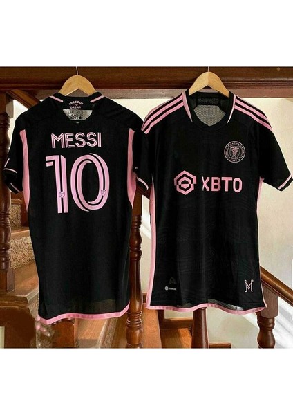 I.n.t.e.r Miami 2023/24 Yeni Sezon Lionel Messi Deplasman Forması (Black)