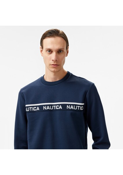 Erkek Lacivert Regular Fit Sweatshirt fırsatları