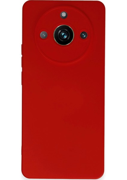 Realme 11 Pro Kılıf Nano Içi Kadife Silikon - Kırmızı - ALVN4877-5171