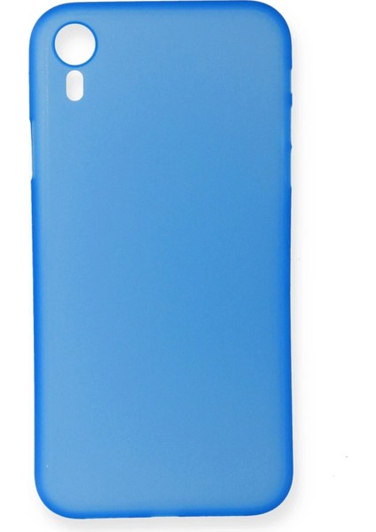 iPhone Xr Kılıf Pp Ultra Ince Kapak - Mavi - ALVN4437-8293