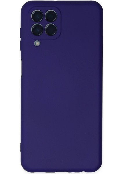 Samsung Galaxy M33 Kılıf Nano Içi Kadife Silikon - Mor - ALVN9571-3368