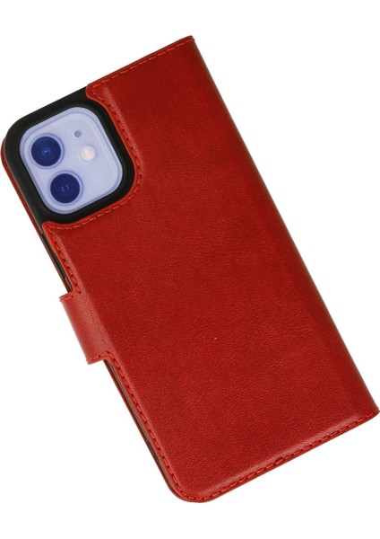 iPhone 12 Kılıf Trend S Plus Kapaklı Kılıf - Kırmızı - ALVN1925-5184 fiyatları