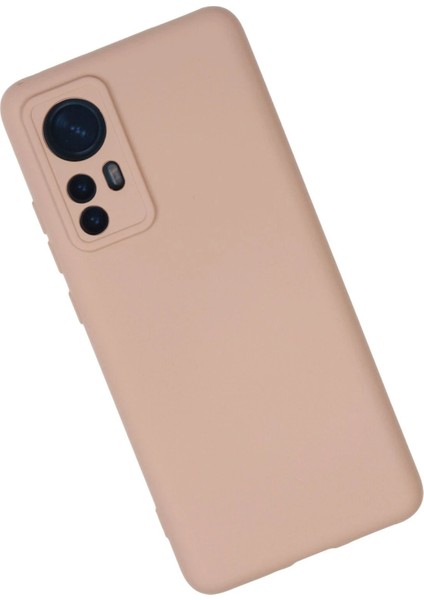 Xiaomi Mi 12 Kılıf Nano Içi Kadife Silikon - Pudra - ALVN9524-3803 fiyatları