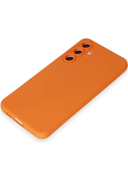 Samsung Galaxy S24 Kılıf Nano Içi Kadife Silikon - Turuncu - ALVN6365-9343 fırsatları