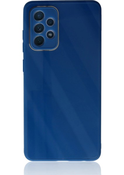 Samsung Galaxy A53 5g Kılıf Glass Kapak - Mavi - ALVN8568-3096