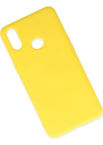 Samsung Galaxy A10S Kılıf Nano Içi Kadife Silikon - Sarı - ALVN8720-6146 fiyatları
