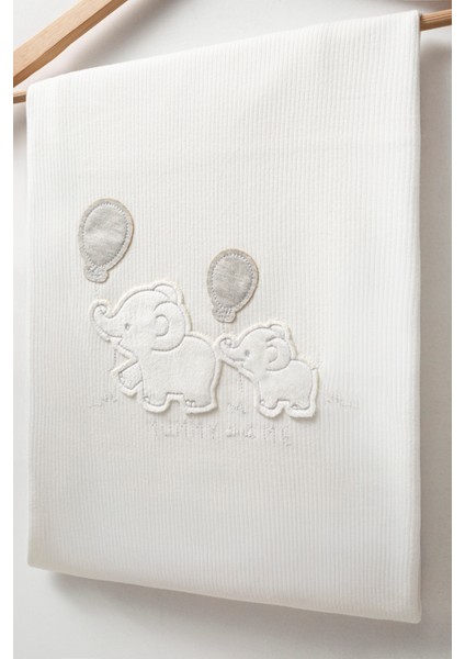 My Baby Kumsal % 100 Coton 10 Lu Hastane Çıkışı Yeni Sevimli Balonlu Fil Desenli ekru 10124 modelleri