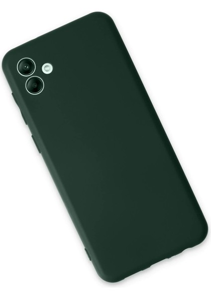 Samsung Galaxy A04 Kılıf First Silikon - Koyu Yeşil - ALVN6932-6861 modelleri