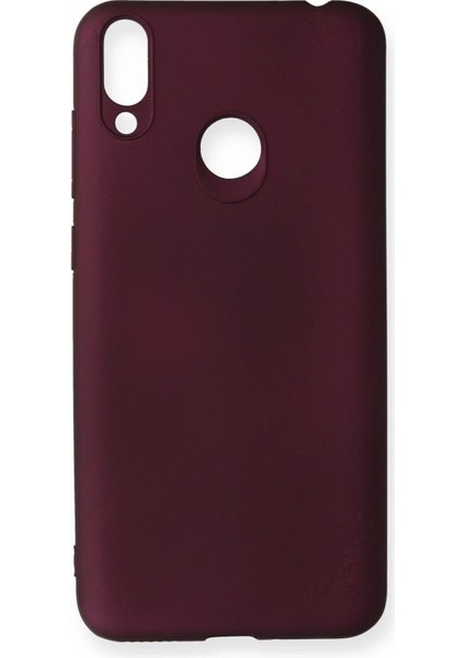 Huawei Honor 8c Kılıf First Silikon - Mürdüm - ALVN7200-8673