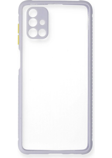 Samsung Galaxy M51 Kılıf Miami Şeffaf Silikon - Lila - ALVN9686-6793 fiyatları