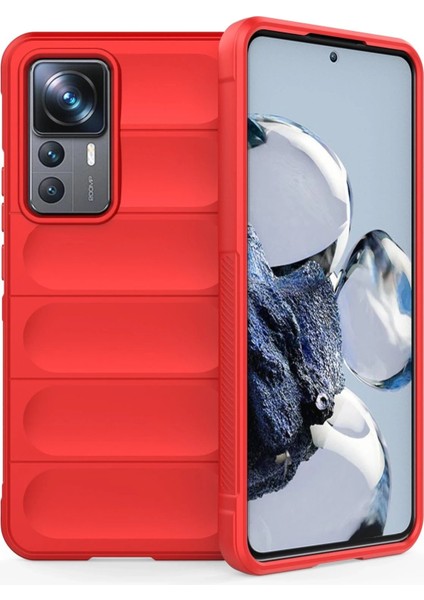 Xiaomi Mi 12T Pro Kılıf Optimum Silikon - Kırmızı - ALVN8823-4024