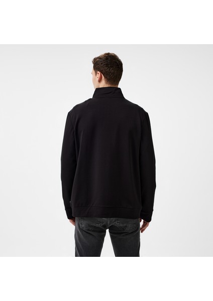 Erkek Siyah Regular Fit Sweatshirt fiyatları
