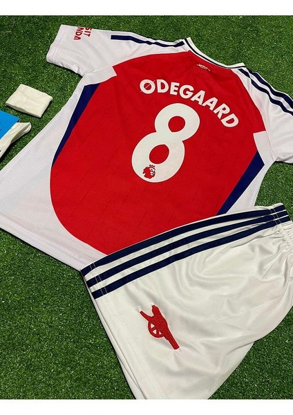 A.r.s.e.n.a.l 2024-25 Yeni Sezon Iç Saha Martin Ødegaard Çocuk Forması 4'lü Set modelleri