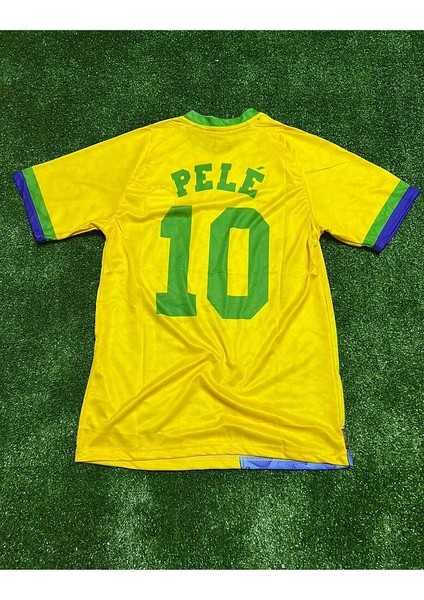 Brezilya Özel Tasarım Efsane Pele Özel Konsept Yetişkin Forması fiyatları