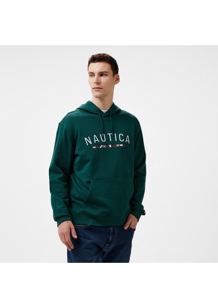 Erkek Yeşil Regular Fit Sweatshirt