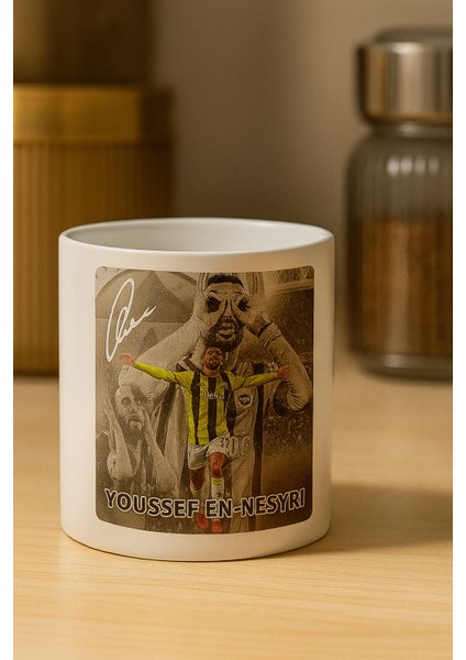 5 Li Paket Youssef Fenerbahçe Baskı Kahve Kupa Bardak modelleri