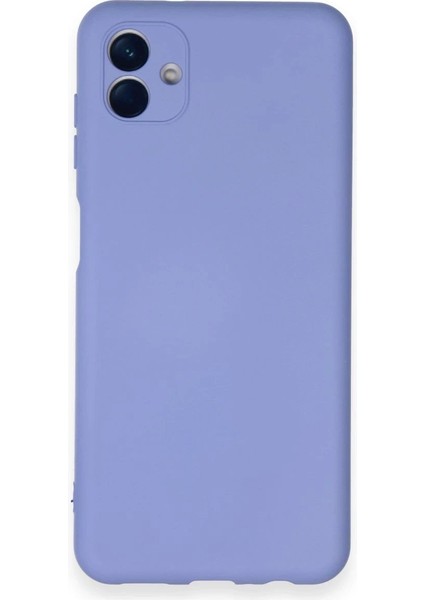 Samsung Galaxy A04 Kılıf Nano Içi Kadife Silikon - Lila - ALVN8163-7743
