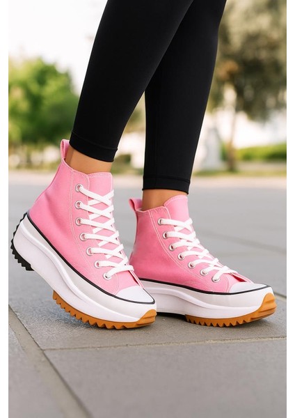 Kadın Genç Kız Çocuk Run Star Canvas Sneaker Spor Ayakkabı