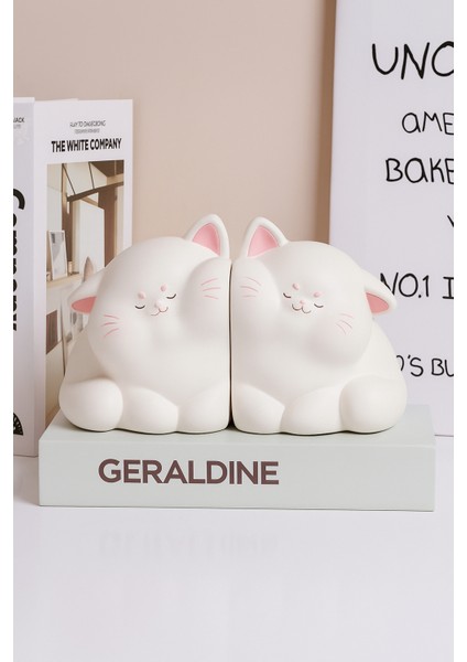 Tombul Kedi 2 Parça Kitap Tutucu indirimleri