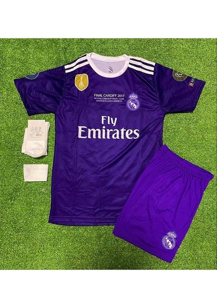 R.madridd 2017 Cardiff Şampiyonlar Ligi Finali Sergio Ramos Çocuk Forması 4'lü Set fiyatları
