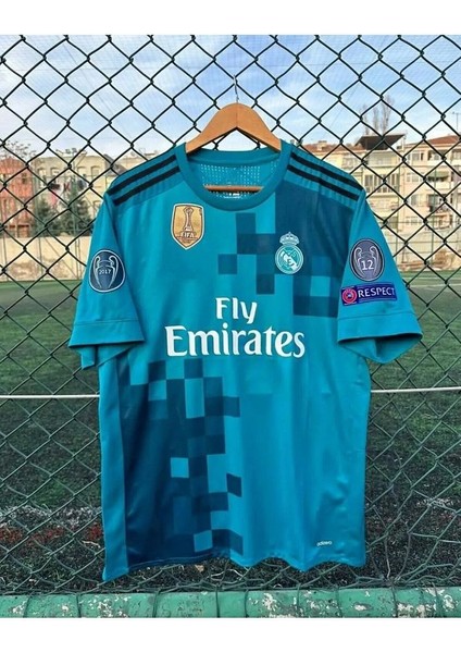 Real Madrid 2017/18 Sezonu Sergio Ramos Turkuaz Forması fiyatları