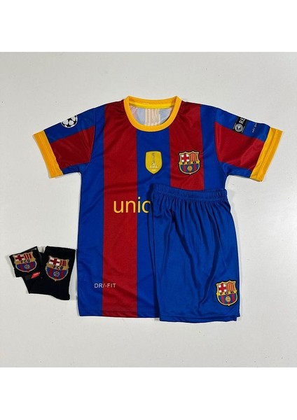 F.c B.a.r.c.e.l.o.n.a 2011 Sampiyonlar Ligi Finali Gerard Pique Nostalji Çocuk Forması (Armalı Set) fiyatları