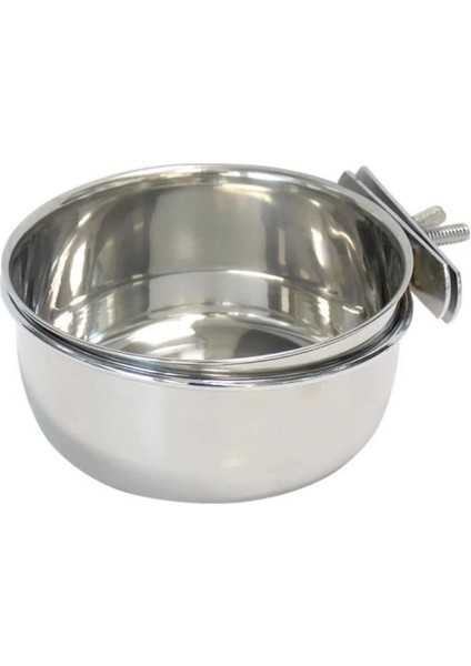 Imparator Pet Vidalı Çelik Kuş Yem Kabı 900 ml