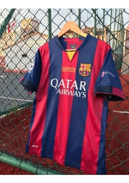 F.c B.a.r.c.e.l.o.n.a 2015 Şampiyonlar Ligi Finali Lionel Messi Nostalji Forması fiyatları