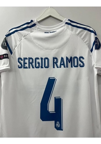R.e.a.l M.a.d.r.i.d 2018 Kiev Şampiyonlar Ligi Finali Sergio Ramos Forması (Kısa-Kol) modelleri