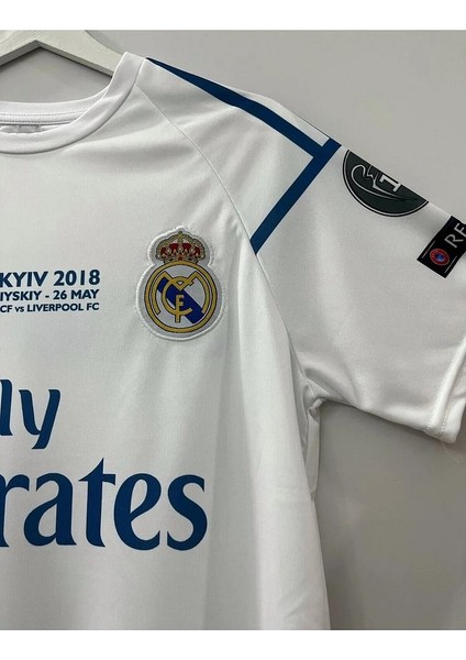 R.e.a.l M.a.d.r.i.d 2018 Kiev Şampiyonlar Ligi Finali Sergio Ramos Forması (Kısa-Kol) fırsatları