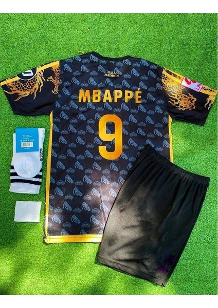 R.madridd 2024/25 Yeni Sezon Kylian Mbappe Özel Konsept (Armalı) Çocuk Forması 4lü